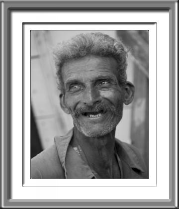 Cuba, Black and White, Old Man
