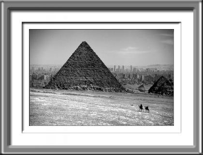 Giza, Egypt, Cairo, Great Pyramid, City Skyline