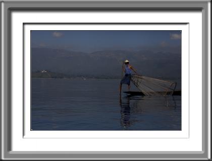 Burma, Myanmar, lake fishing