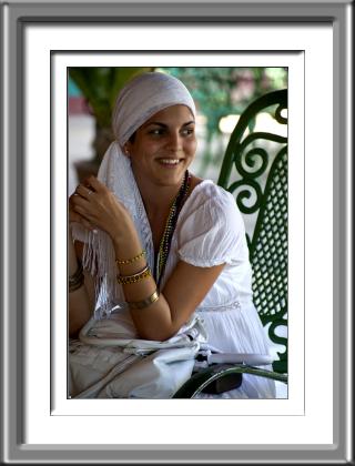 Girl, Cuba, white