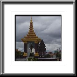 Norodom Sihanouk, king, memorial, monument, Cambodia, Phnom Penh