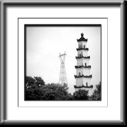 Changes - China pagpda, power line