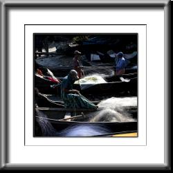 Cochin Fishermen India, fishing nets