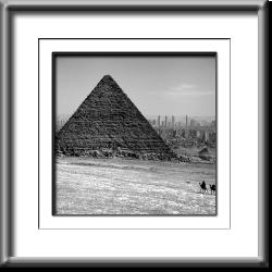 5,000 Years Later Giza, Egypt, Cairo, Great Pyramid, City Skyline