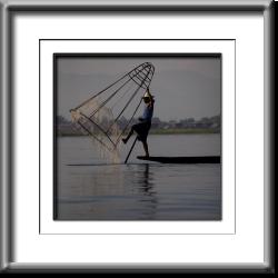 Inle Lake Fisherman Burma, Myanmar, lake fishing