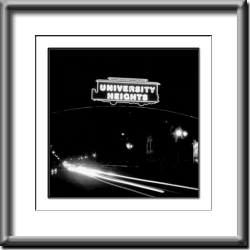 University Heights Sign University Heights Sign